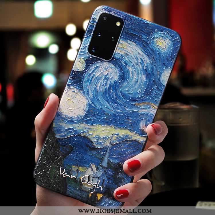 Hoesje Samsung Galaxy S20+ Trend Super Lovers Europa Scheppend Kunst Blauwe