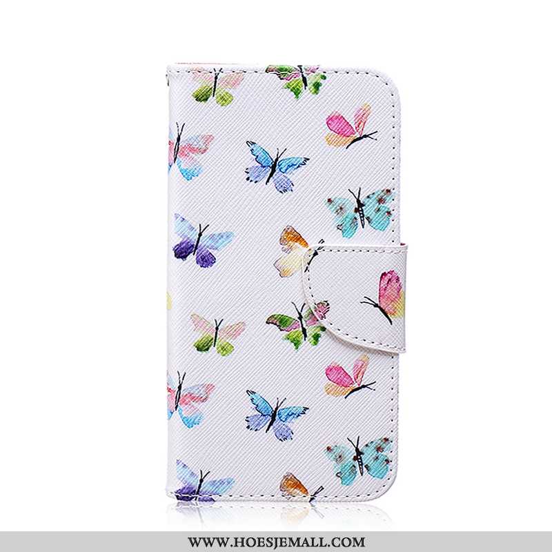 Hoesje Samsung Galaxy S6 Edge Leren Spotprent Mobiele Telefoon Ster Folio Geschilderd Zwarte