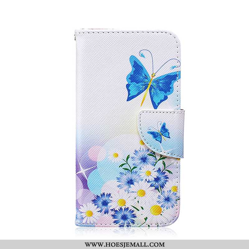 Hoesje Samsung Galaxy S6 Edge Leren Spotprent Mobiele Telefoon Ster Folio Geschilderd Zwarte