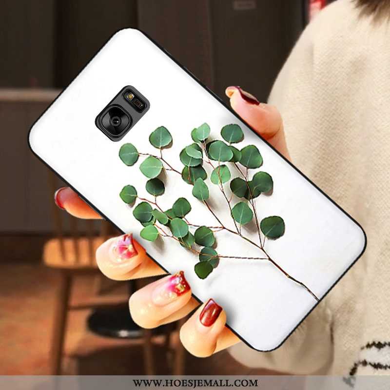 Hoesje Samsung Galaxy S6 Mooie Zacht Hoes Siliconen Lovers Ster Wit Witte