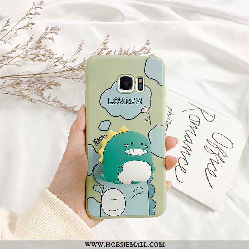 Hoes Samsung Galaxy S6 Persoonlijk Scheppend Hoesje Spotprent Ster Dragon Patroon Blauwe