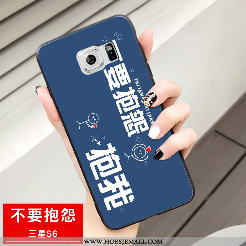 Hoes Samsung Galaxy S6 Trend Zacht Mobiele Telefoon Nieuw Lovers Schrobben Ster Blauwe