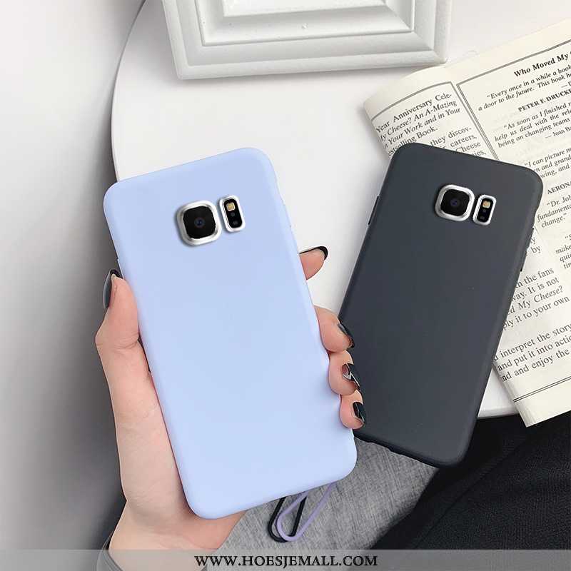 Hoesje Samsung Galaxy S7 Siliconen Bescherming Zacht Dun Blauw Ster Anti-fall Blauwe