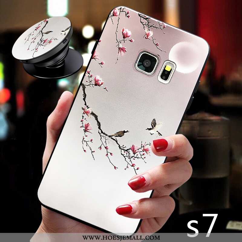 Hoesje Samsung Galaxy S7 Dun Zacht Bescherming Lovers Hoes Grijs