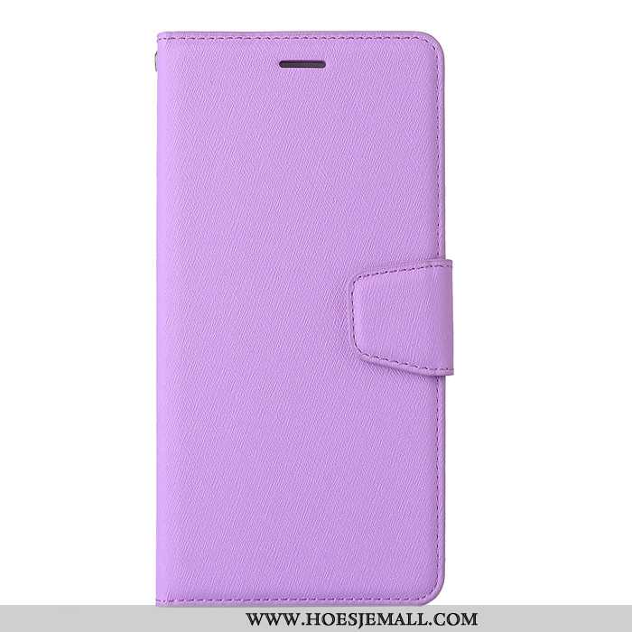 Hoes Samsung Galaxy S7 Leren Hoesje Kaart Ster Purper Mobiele Telefoon Clamshell