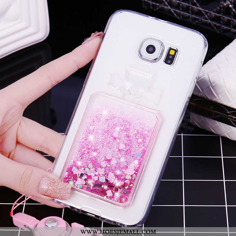 Hoes Samsung Galaxy S7 Hanger Siliconen Ster Roze Hoesje Mobiele Telefoon Bescherming