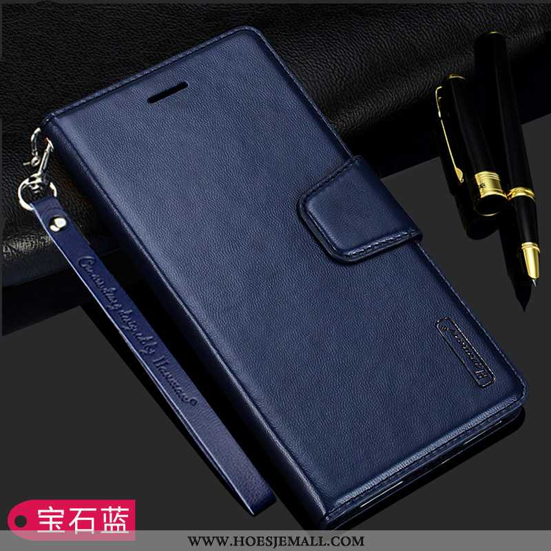 Hoesje Samsung Galaxy S7 Mode Hanger Donkerblauw Folio Ster Leren Donkerblauwe