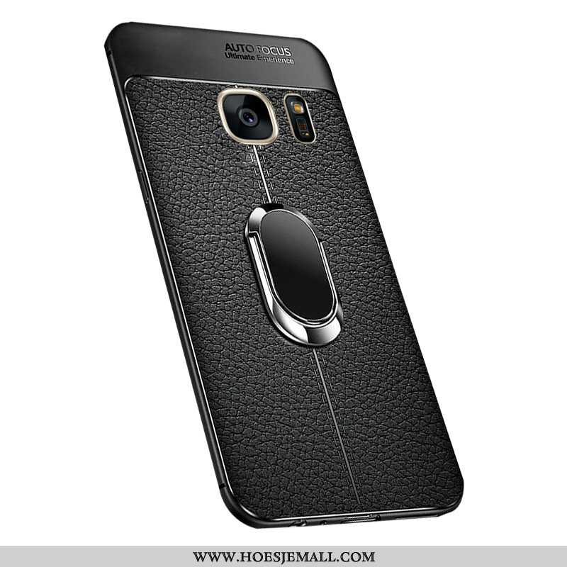 Hoesje Samsung Galaxy S7 Patroon Siliconen Zwart Soort Aziatische Vrucht Mobiele Telefoon Ster Zwart