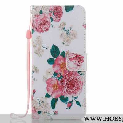 Hoes Samsung Galaxy S8 Spotprent Bescherming Gesp Leren Hoesje Mobiele Telefoon Patroon Rood