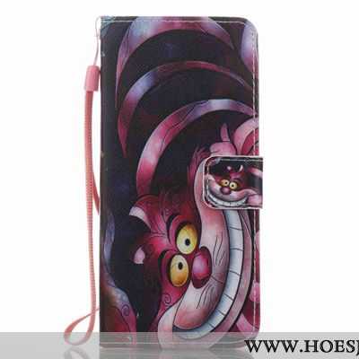 Hoes Samsung Galaxy S8 Spotprent Bescherming Gesp Leren Hoesje Mobiele Telefoon Patroon Rood