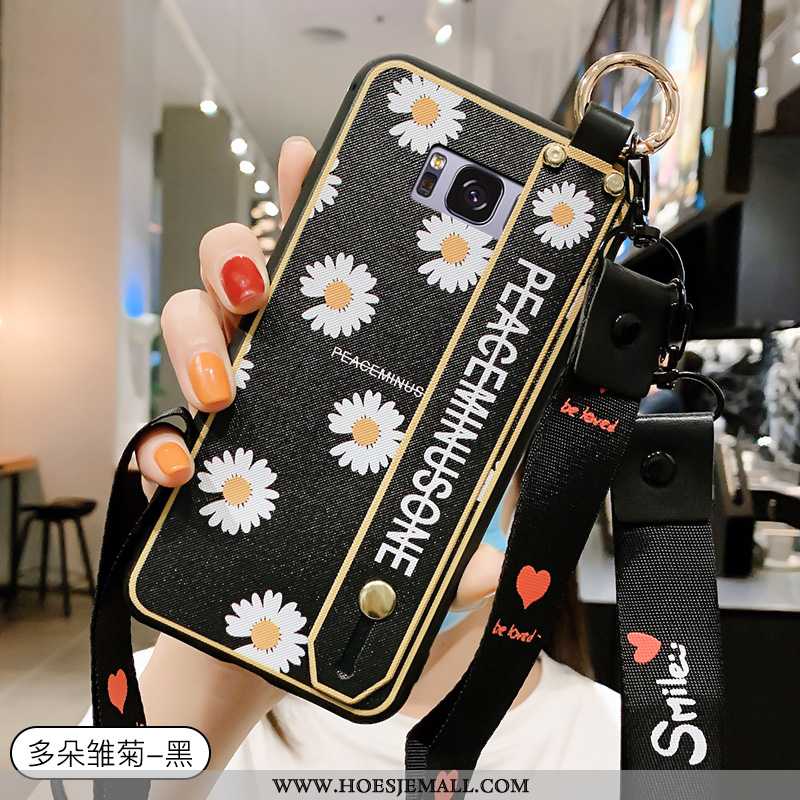 Hoes Samsung Galaxy S8 Scheppend Trend Hanger Siliconen Lovers Mobiele Telefoon Eenvoudige Groen