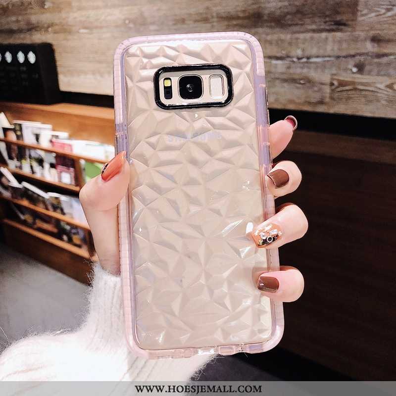 Hoes Samsung Galaxy S8 Zacht Siliconen Ster Doorzichtig Patroon Mobiele Telefoon Hoesje Witte