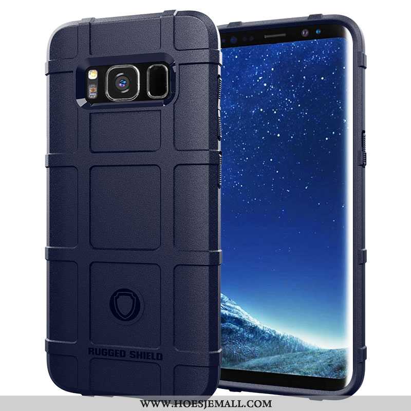 Hoes Samsung Galaxy S8 Siliconen Bescherming Persoonlijk Anti-fall All Inclusive Hoesje Ster Groen