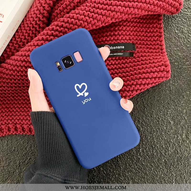 Hoes Samsung Galaxy S8 Super Dun Trend All Inclusive Hart Hoesje Blauwe