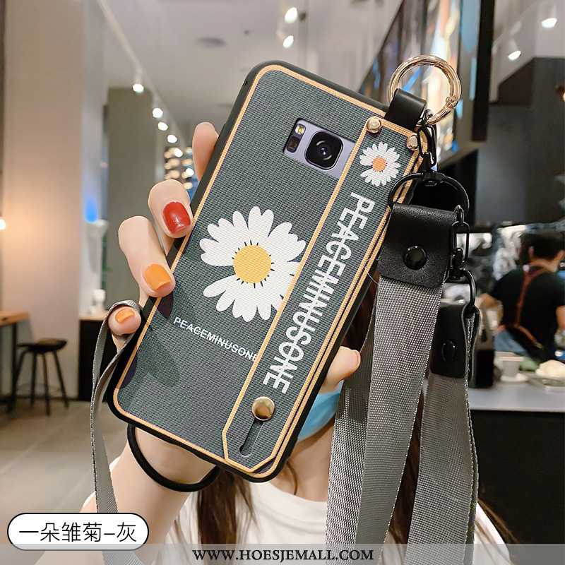 Hoes Samsung Galaxy S8 Hanger Persoonlijk Zacht Anti-fall Lovers Mobiele Telefoon Ster Groen