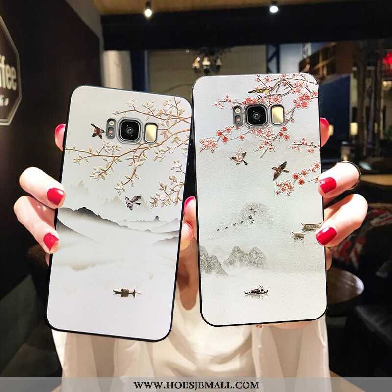 Hoesje Samsung Galaxy S8 Trend Super Mobiele Telefoon Siliconen Chinese Stijl Schrobben Ster Witte