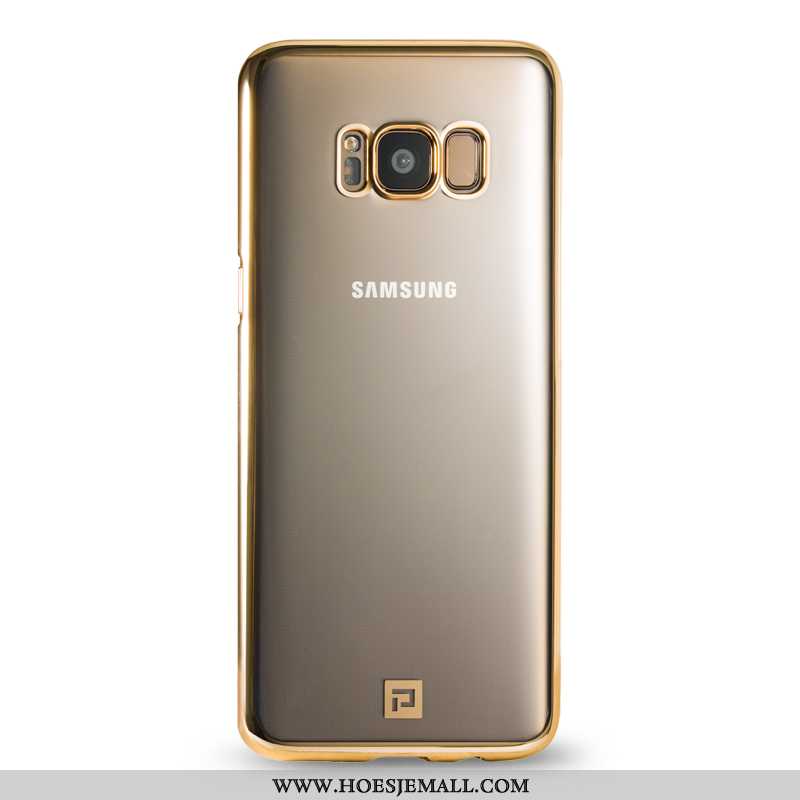 Hoes Samsung Galaxy S8+ Super Dun Ster Bescherming Goud Bloemen Hard Gouden