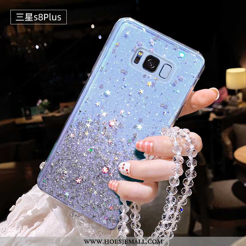 Hoes Samsung Galaxy S8+ Siliconen Bescherming Wit Anti-fall Zacht Hoesje Mobiele Telefoon Witte