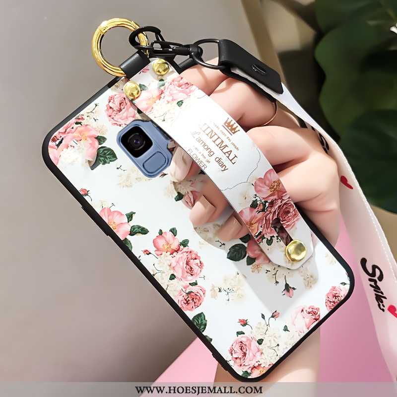 Hoesje Samsung Galaxy S9 Zacht Siliconen Ster Lovers Net Red Schrobben Mobiele Telefoon Witte