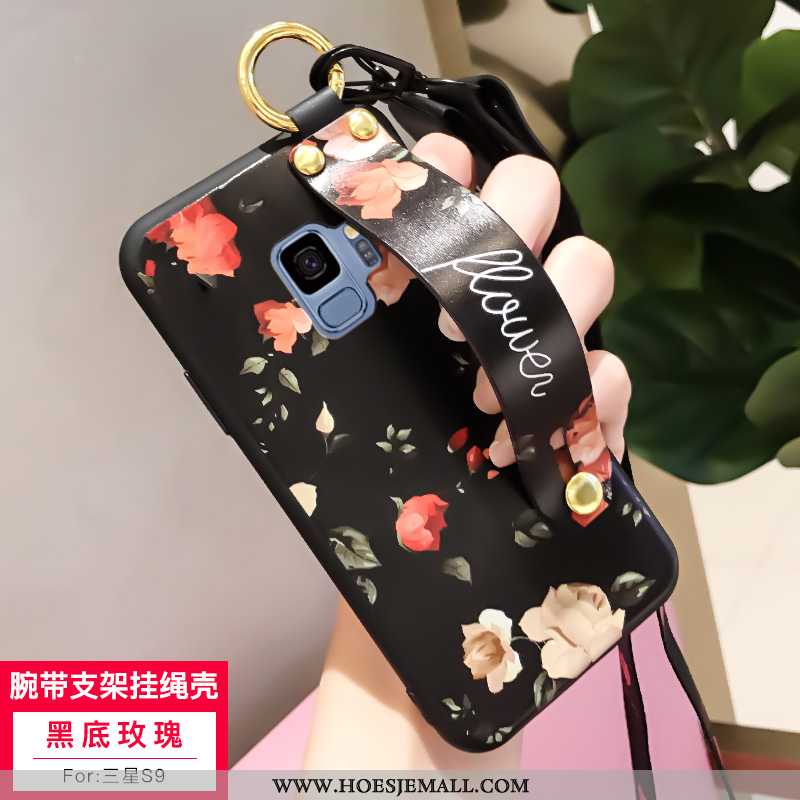 Hoesje Samsung Galaxy S9 Zacht Siliconen Ster Lovers Net Red Schrobben Mobiele Telefoon Witte