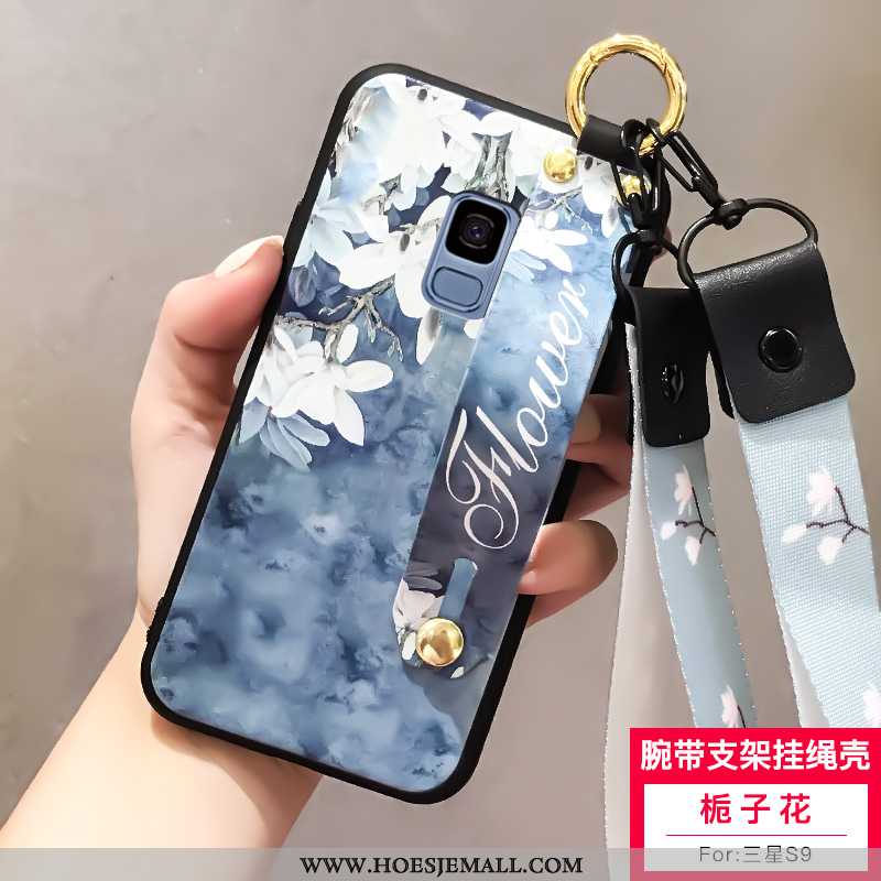 Hoesje Samsung Galaxy S9 Zacht Siliconen Ster Lovers Net Red Schrobben Mobiele Telefoon Witte