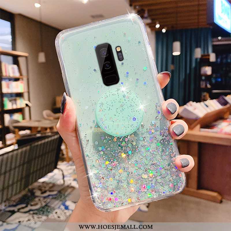 Hoes Samsung Galaxy S9+ Bescherming Mode Mobiele Telefoon Anti-fall Trend Siliconen Roze