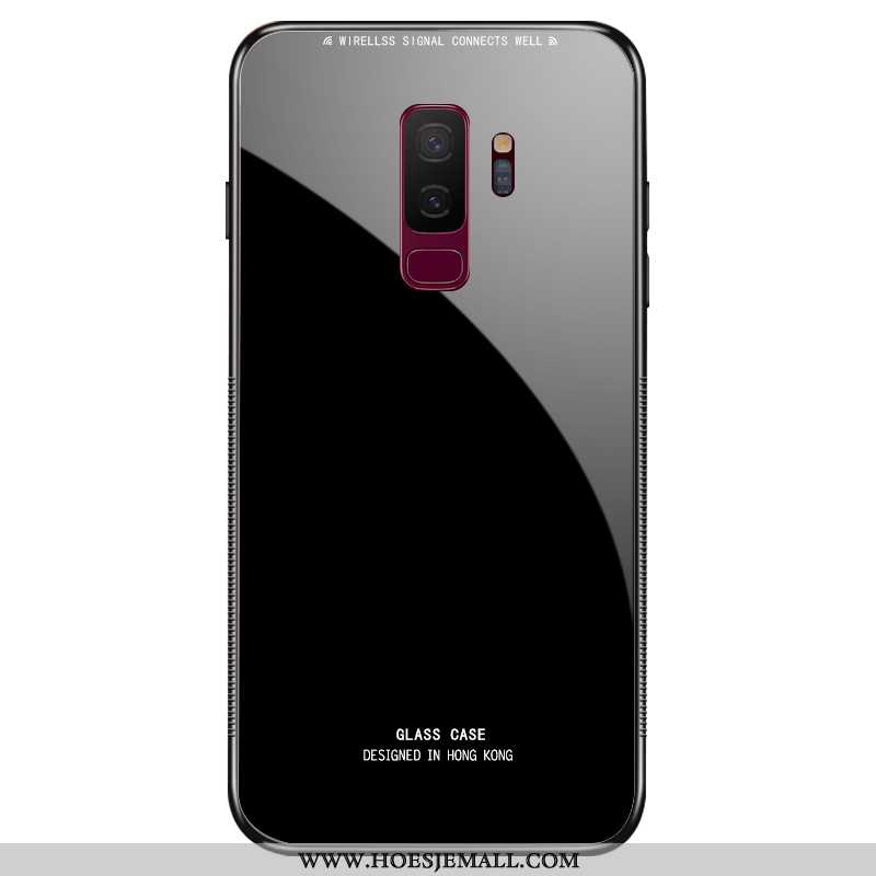 Hoesje Samsung Galaxy S9+ Mode Persoonlijk Glas Tempereren Ster Mobiele Telefoon Skärmskydd Roze