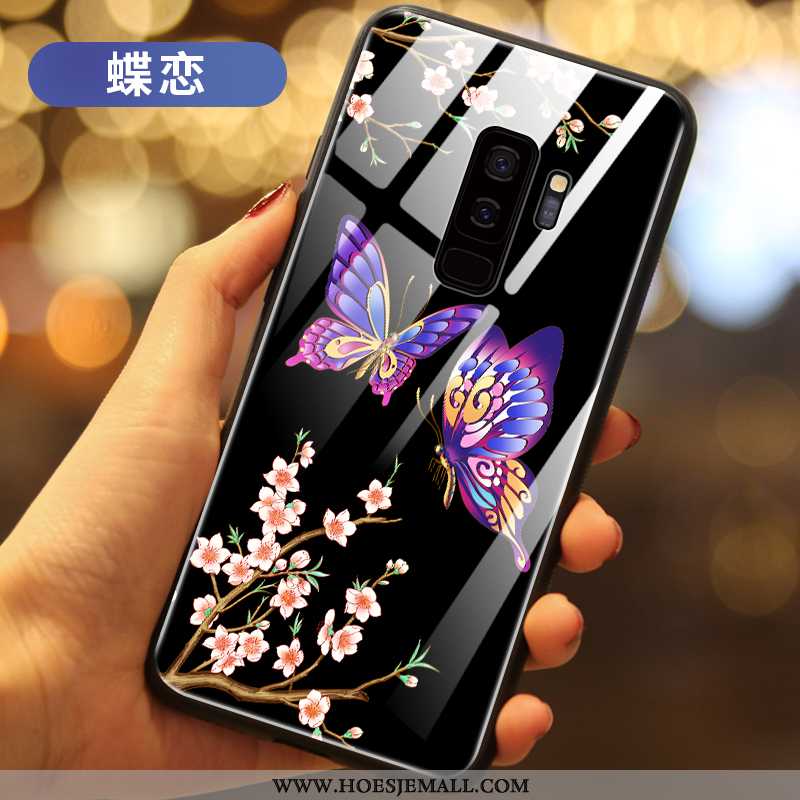 Hoes Samsung Galaxy S9+ Persoonlijk Spotprent Anti-fall Vlinder All Inclusive Siliconen Mobiele Tele