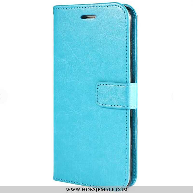 Hoesje Samsung Galaxy S9+ Portemonnee Leer Bedrijf Folio Kaart Hoes Mobiele Telefoon Bruine