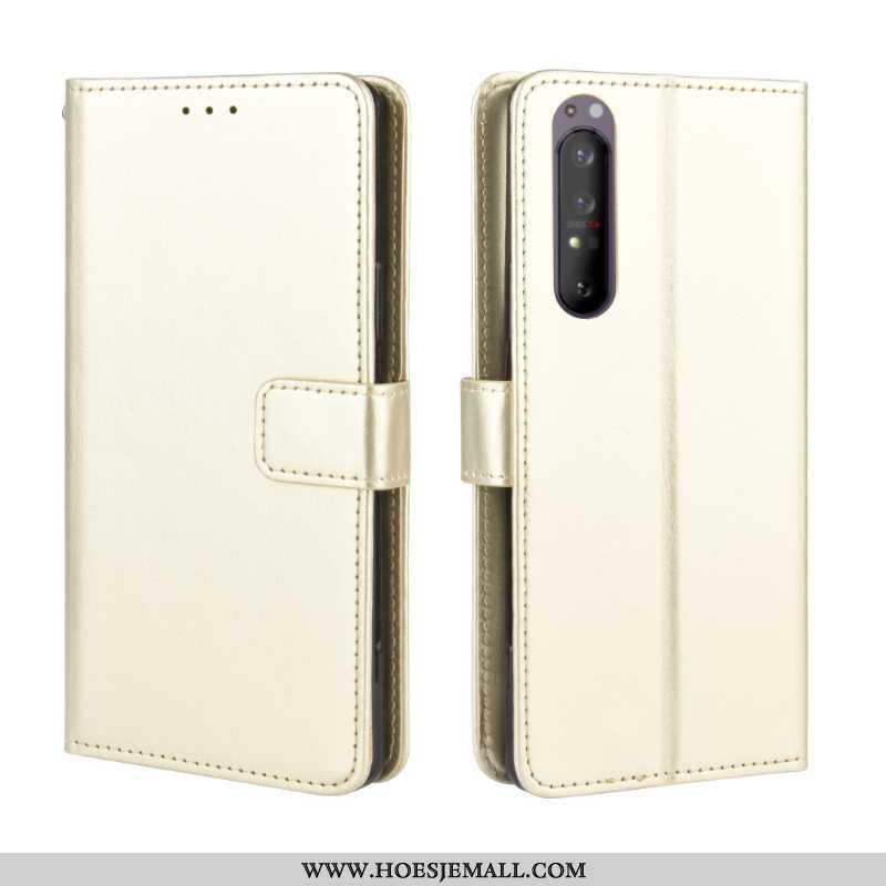 Hoes Sony Xperia 1 Ii Patroon Bescherming Zwart Hoesje Anti-fall Mobiele Telefoon Zwarte