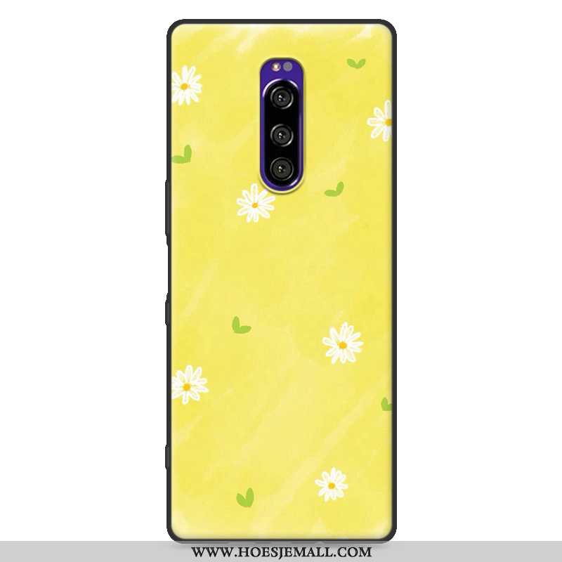 Hoes Sony Xperia 1 Siliconen Bescherming All Inclusive Mode Trend Mobiele Telefoon Rood