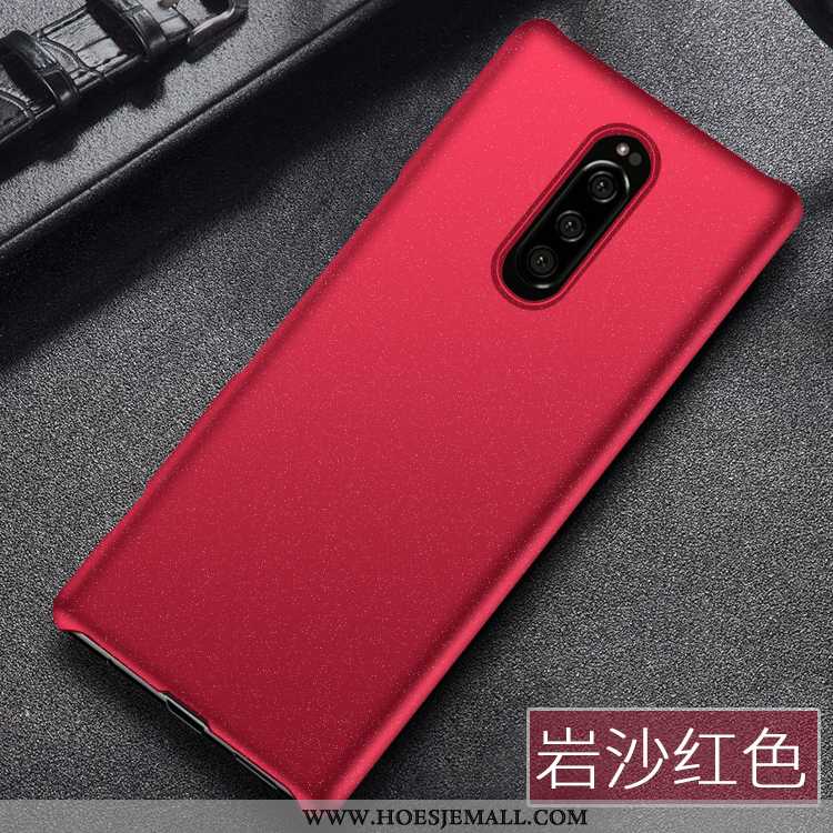 Hoes Sony Xperia 1 Schrobben Bescherming Anti-fall Groen Mobiele Telefoon Hard Hoesje