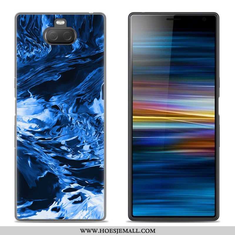 Hoes Sony Xperia 10 Plus Siliconen Scheppend Groen Hemming Zacht Hoesje