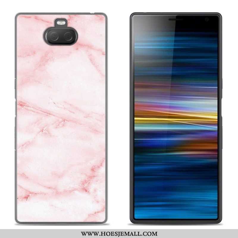 Hoes Sony Xperia 10 Plus Siliconen Scheppend Groen Hemming Zacht Hoesje