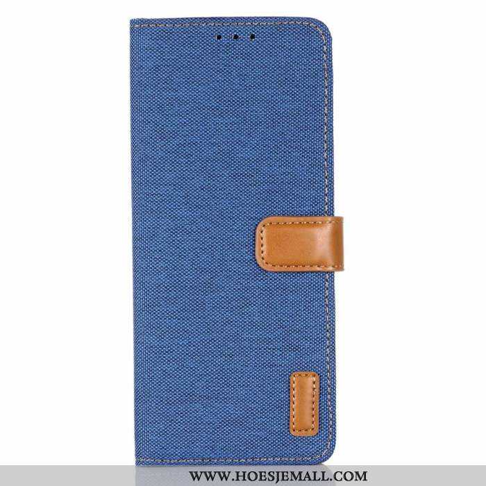 Hoes Sony Xperia 10 Bescherming Leren Hoesje Mobiele Telefoon Anti-fall Hard Blauwe