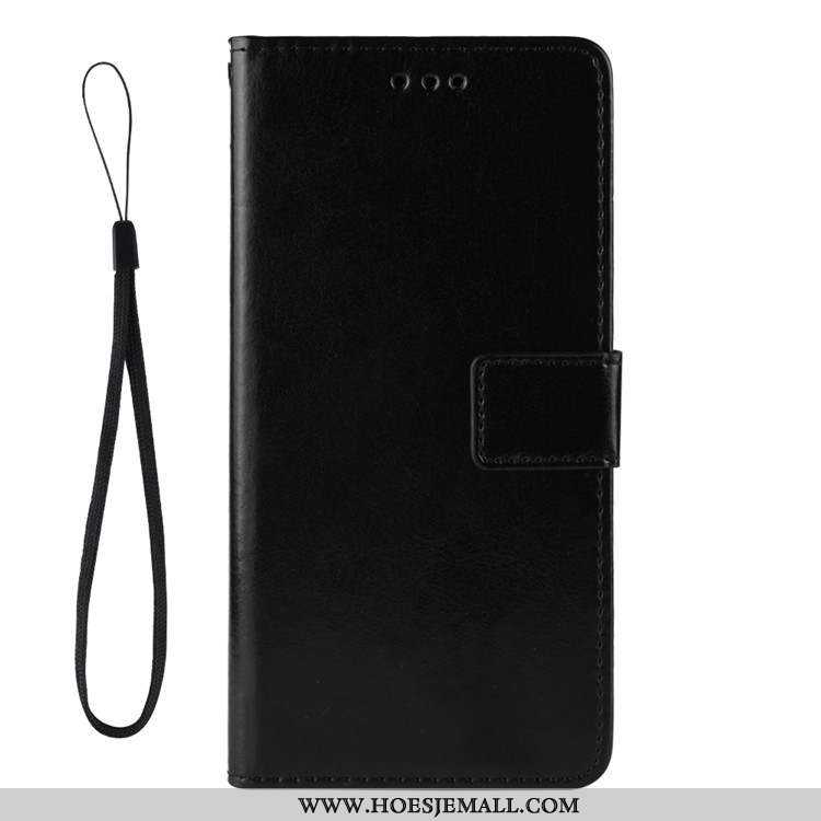 Hoes Sony Xperia 5 Portemonnee Patroon Leren Hoesje Bruin Folio Bruine