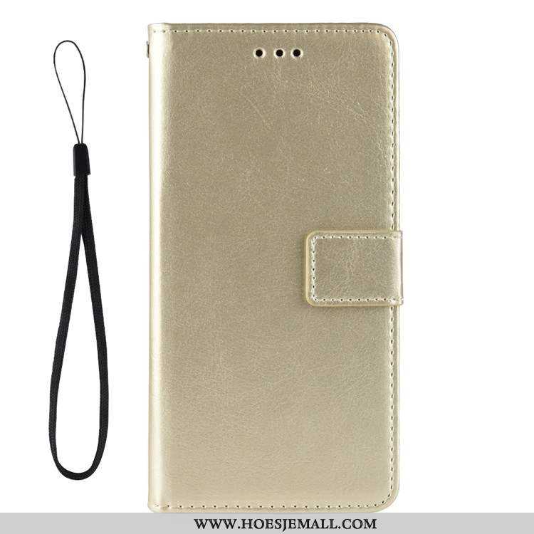 Hoes Sony Xperia 5 Portemonnee Patroon Leren Hoesje Bruin Folio Bruine