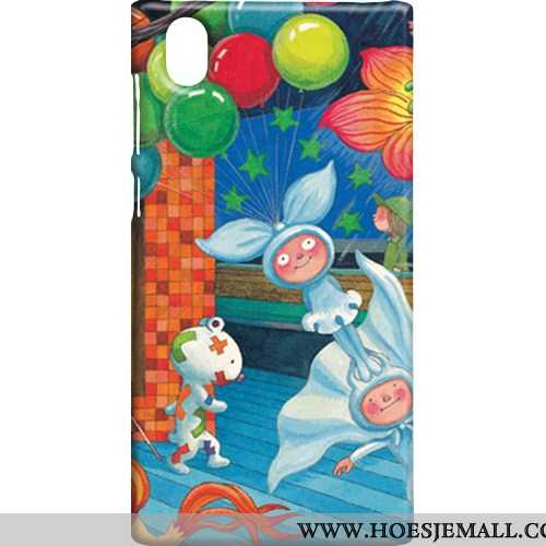 Hoesje Sony Xperia L1 Bescherming Schrobben Roze Hard Mobiele Telefoon Hoes