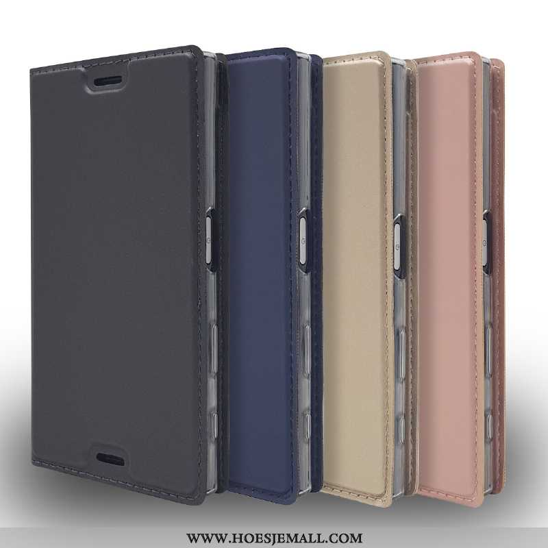 Hoes Sony Xperia L2 Super Dun Nieuw Mobiele Telefoon Folio Bescherming Zwarte