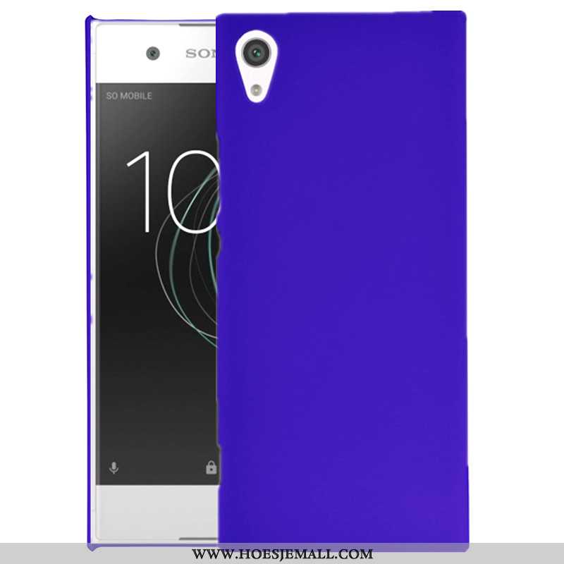 Hoesje Sony Xperia Xa Schrobben Bescherming Hoes Rood Hard Mobiele Telefoon