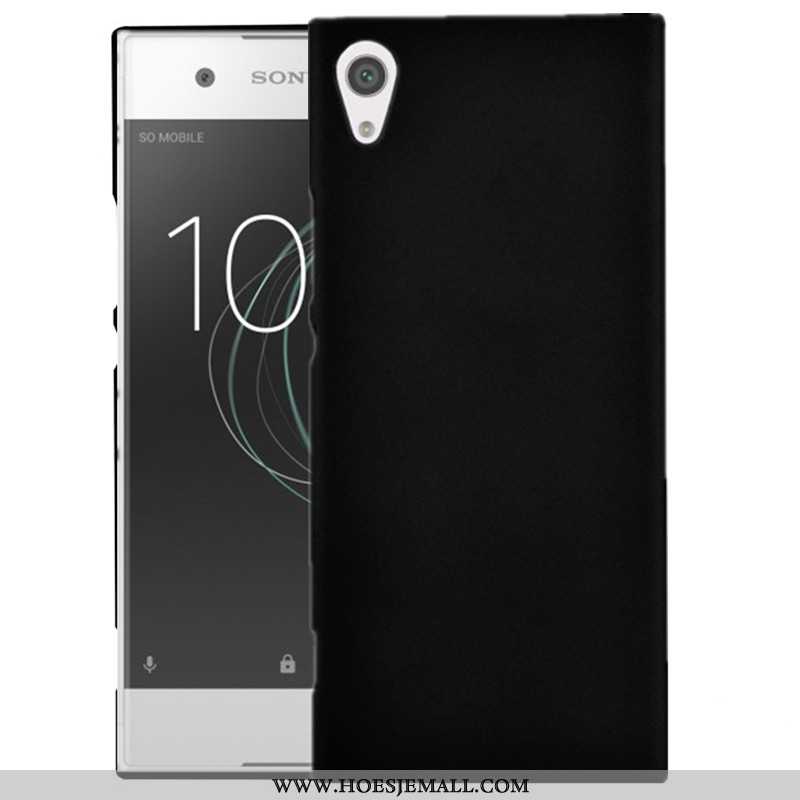 Hoesje Sony Xperia Xa Schrobben Bescherming Hoes Rood Hard Mobiele Telefoon