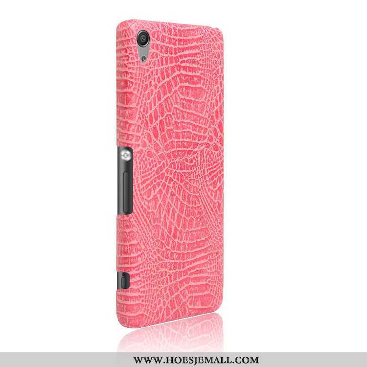 Hoes Sony Xperia Xa Bescherming Patroon Hoesje Mobiele Telefoon Hard Krokodil Rood