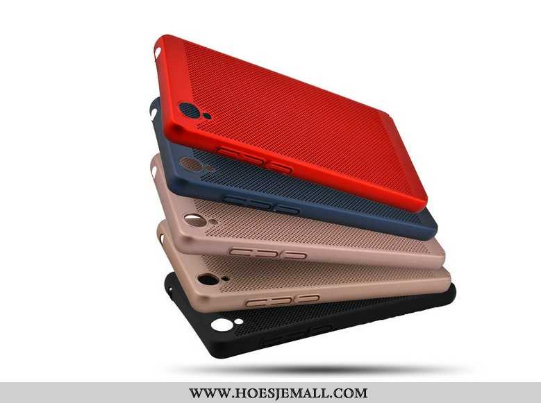 Hoes Sony Xperia Xa Ultra Bescherming Mobiele Telefoon Hard Mesh Het Uitstralen Rood