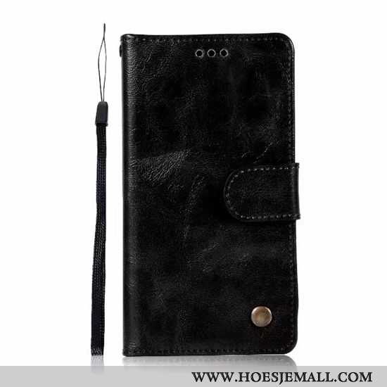 Hoesje Sony Xperia Xa Ultra Bescherming Leren Anti-fall Folio Hoes Grijs