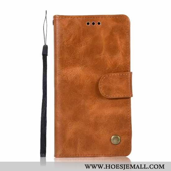 Hoesje Sony Xperia Xa Ultra Bescherming Leren Anti-fall Folio Hoes Grijs