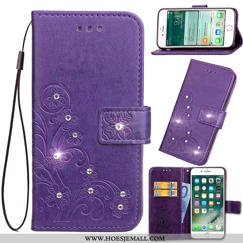 Hoesje Sony Xperia Xa1 Ultra Bescherming Mobiele Telefoon Clamshell Hoes Purper