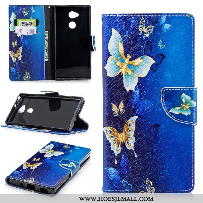 Hoesje Sony Xperia Xa2 Ultra Siliconen Bescherming Zacht All Inclusive Blauw Hoes Mobiele Telefoon B
