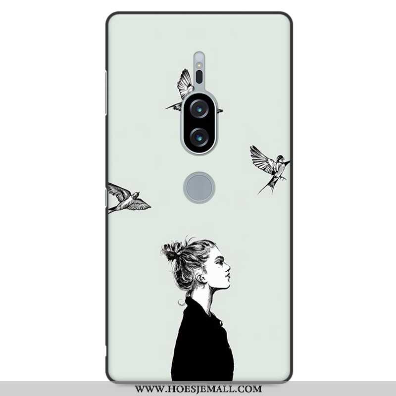 Hoes Sony Xperia Xz2 Premium Zacht Bescherming Mobiele Telefoon Geel Anti-fall Lovers