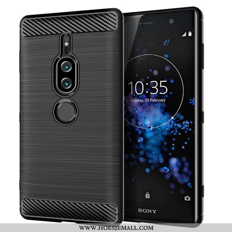 Hoes Sony Xperia Xz2 Premium Zacht Siliconen Bescherming Schrobben Persoonlijk Rood Mobiele Telefoon