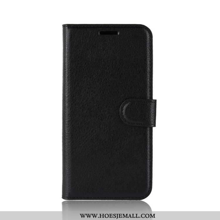 Hoes Sony Xperia Xz2 Premium Portemonnee Bescherming Folio Zwart Hoesje Mobiele Telefoon Zwarte